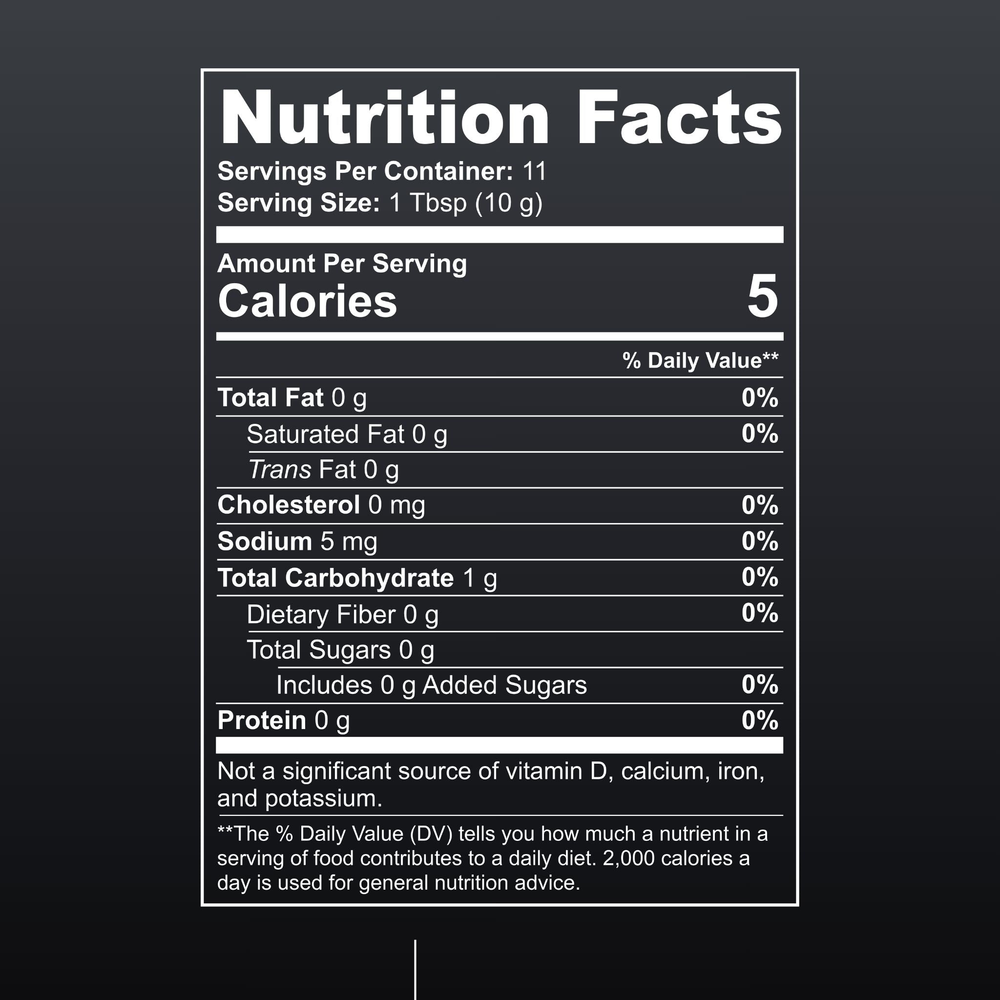 CogniCup supplement facts label – mushroom extract coffee with lion’s mane and chaga for mental performance